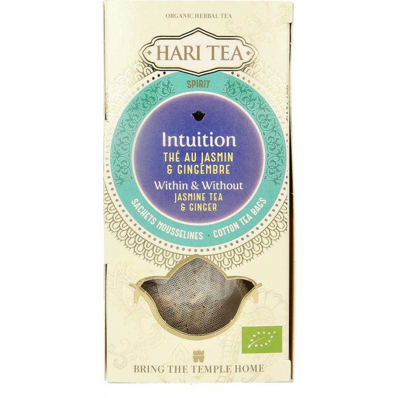 Hari Tea Jasmine tea & ginger within & without bio 10 stuks