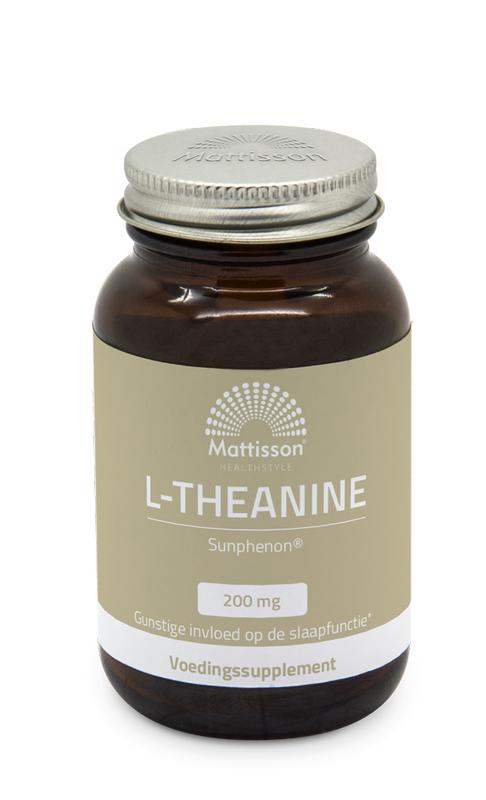 Mattisson L-Theanine 200mg sunphenon 60 vegan capsules