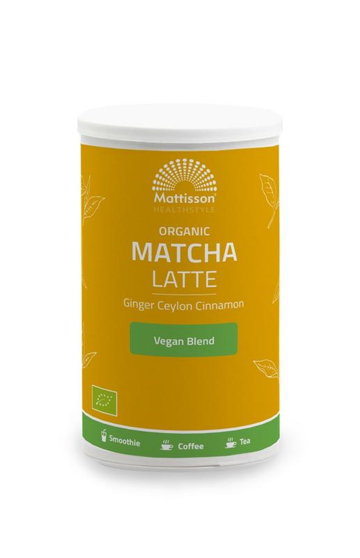 Mattisson Latte matcha gember - Ceylon kaneel bio 140 gram