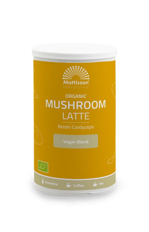 Mattisson Latte mushroom reishi - cordyceps bio 160 gram