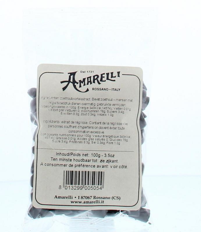 Amarelli Laurierdrop zakje kleine stukjes 100 gram