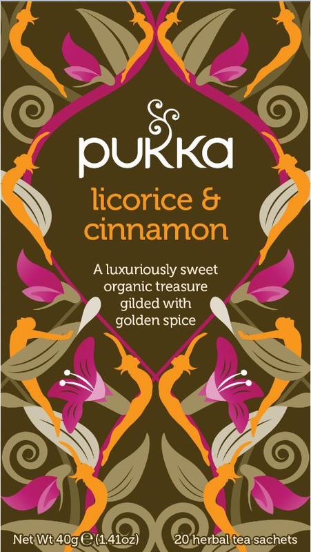 Pukka Licorice & cinnamon thee bio 20 stuks