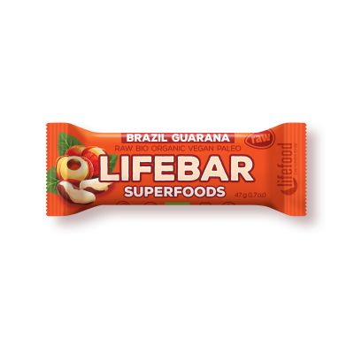 Lifefood Lifebar plus brazil guarana bio 47 gram