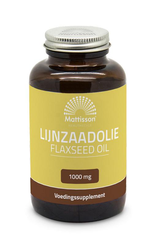 Mattisson Lijnzaadolie/Flaxseed oil 1000mg 90 capsules
