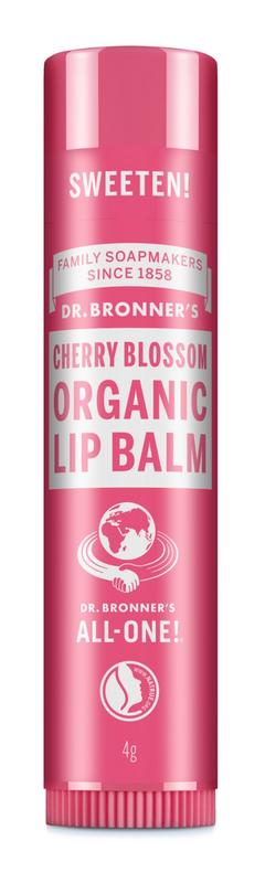 Dr Bronners Lipbalsem cherry blossom 4 gram