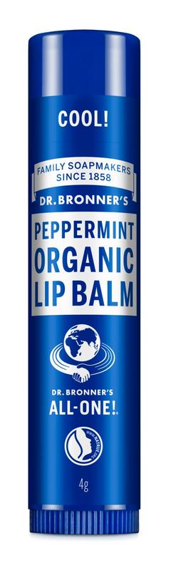 Dr Bronners Lipbalsem pepermunt 4 gram