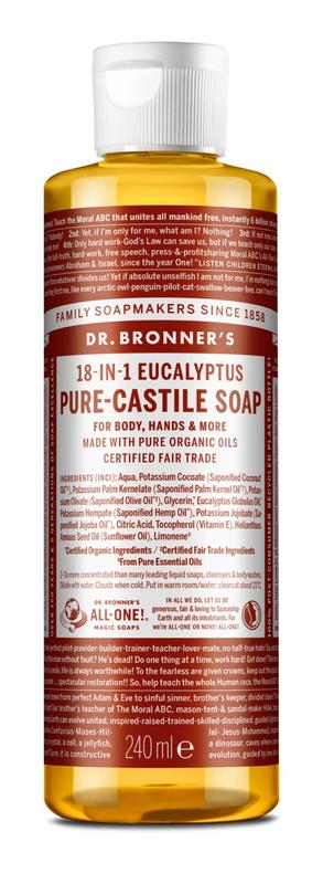 Dr Bronners Liquid soap eucalyptus 240 ml