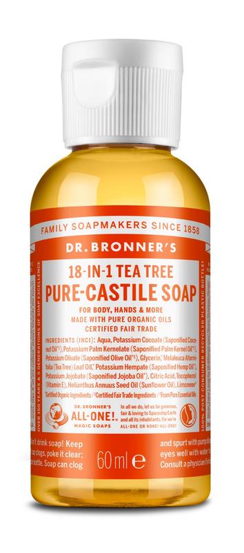 Dr Bronners Liquid soap tea tree  60 - 475 ml