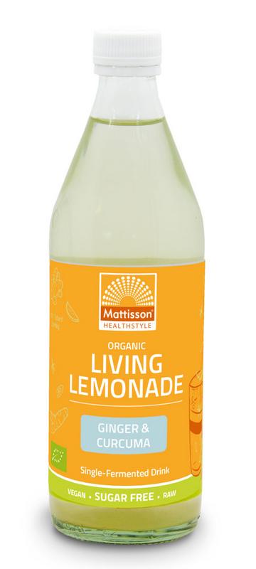 Mattisson Living lemonade ginger & curcuma bio 500 ml