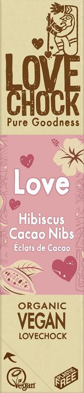 Lovechock Love hibiscus cacao nibs bio 40 gram