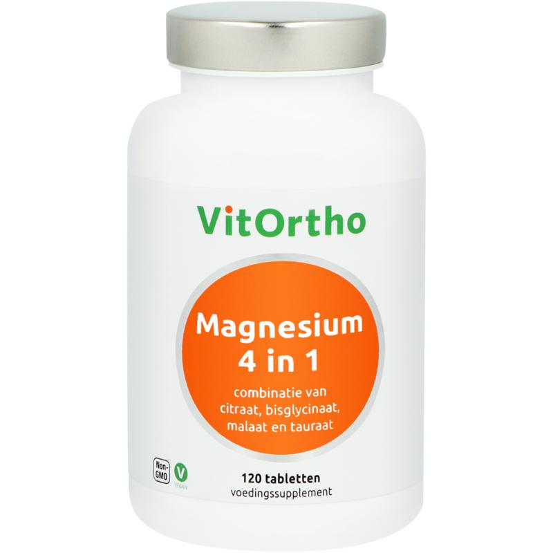 Vitortho Magnesium 4in1 120 tabletten