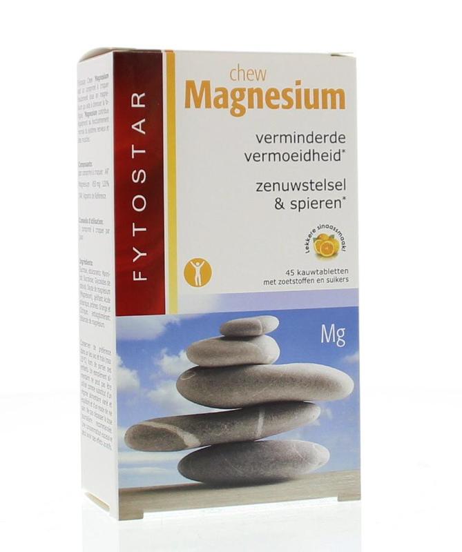 Fytostar Magnesium chew 45 - 120 kauwtabletten