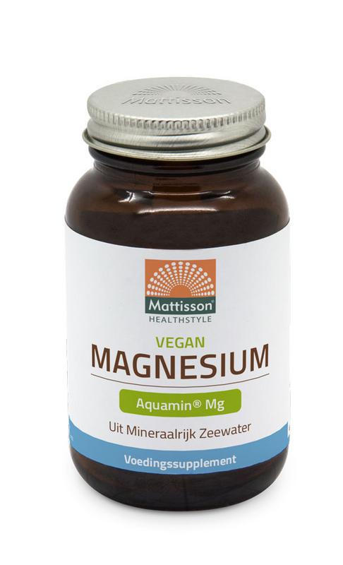 Mattisson Magnesium uit mineraalrijk zeewater Aquamin 90 vegan capsules