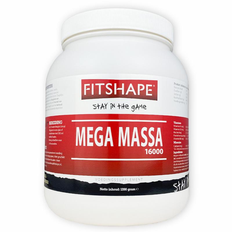 Fitshape Mega 16000 I aardbei  1200 - 2500 gram