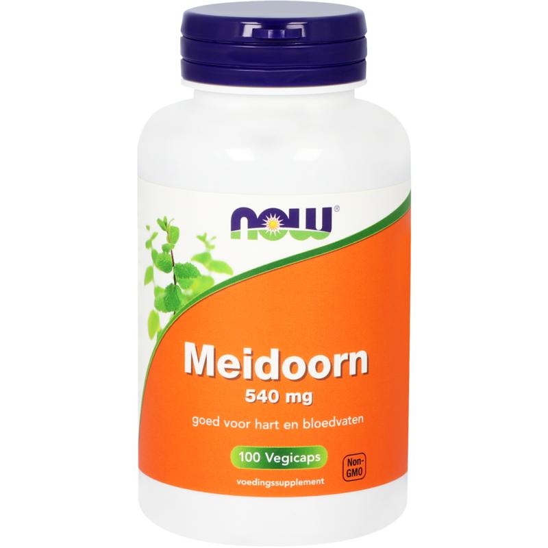 NOW Meidoorn 540 mg 100 vegan capsules