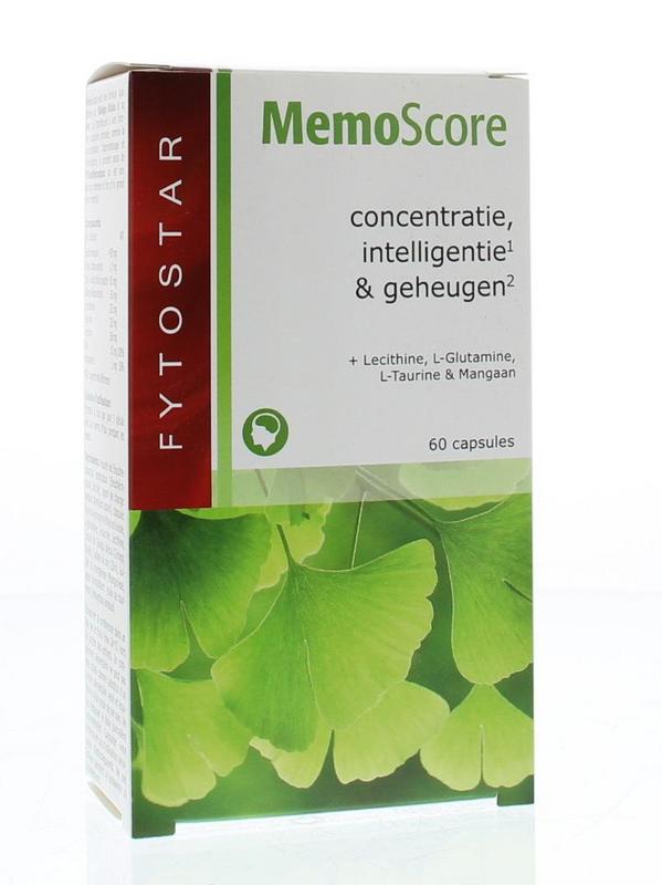 Fytostar Memo score geheugenformule 60 capsules