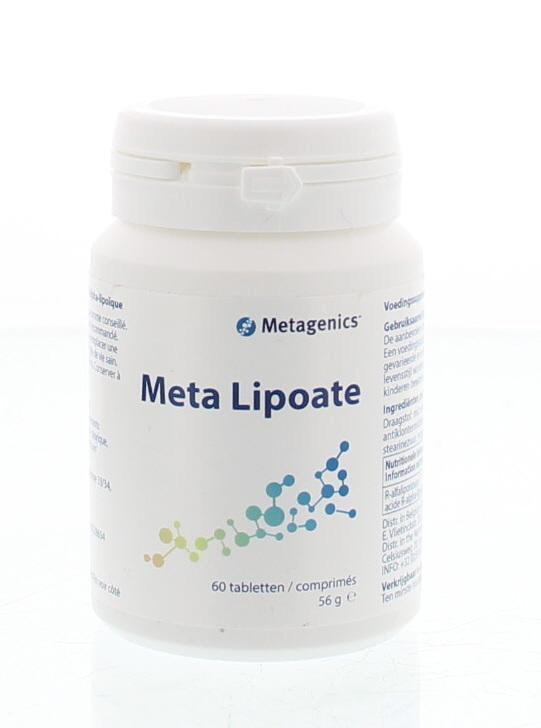 Metagenics Meta lipoate 200 60 tabletten