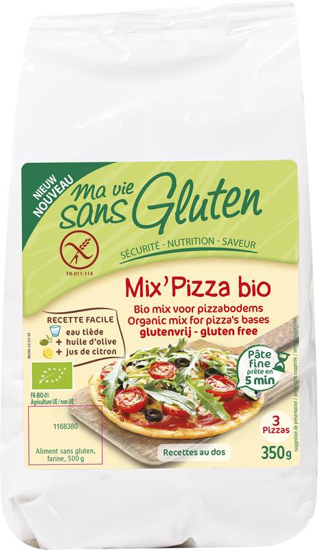 Ma Vie Sans Mix voor pizzabodems glutenvrij bio 350 gram