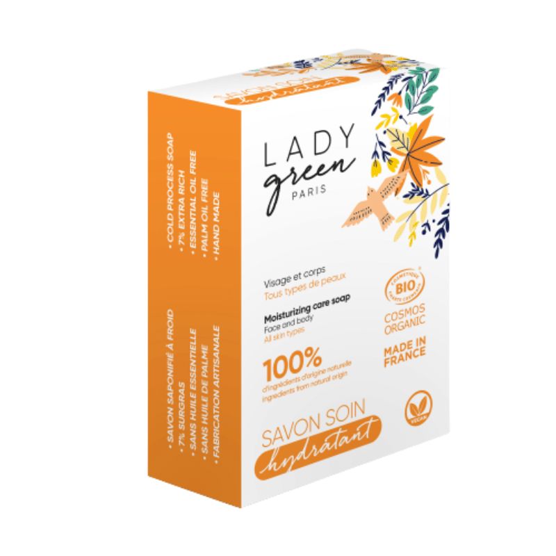 Lady Green Moisturizing care soap face & body 100 gram