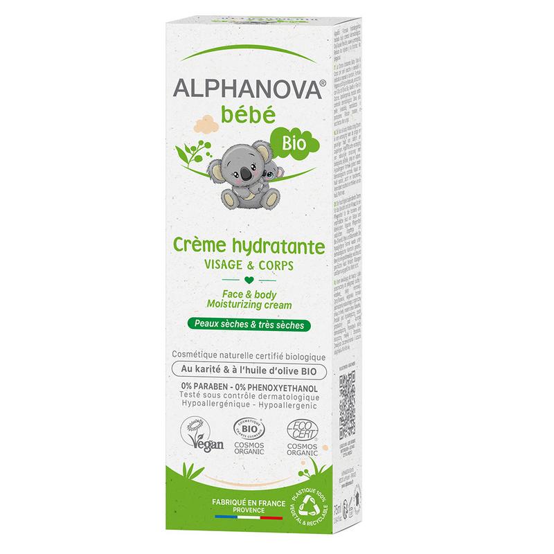 Alphanova Baby Moisturizing cream for face and body 75 ml
