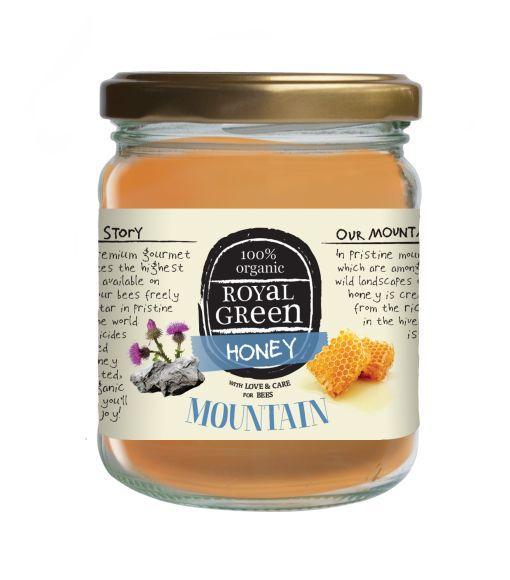 Royal Green Mountain honey bio 250 gram