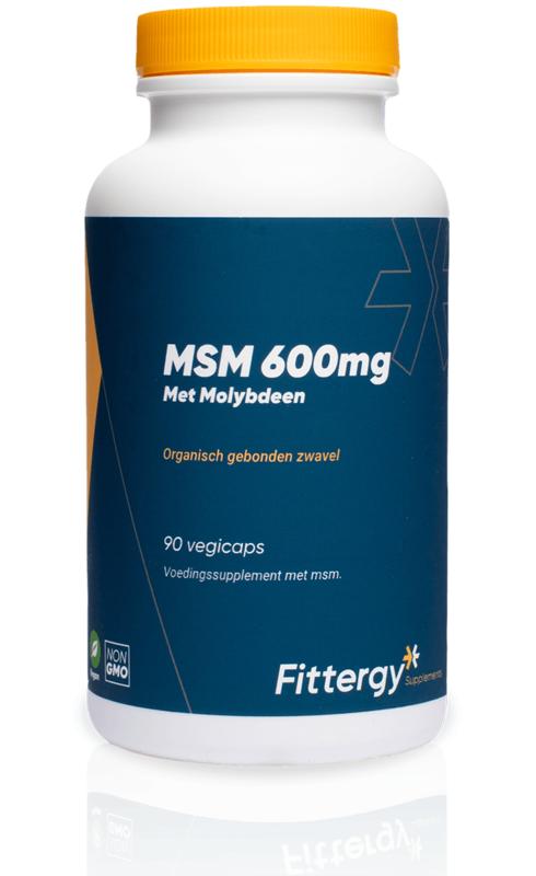 Fittergy MSM 600mg 90 capsules