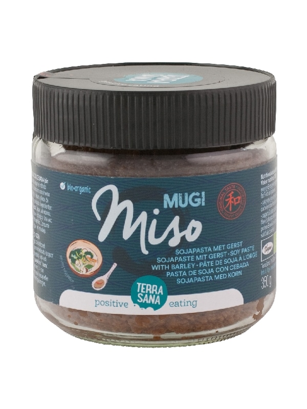 Terrasana Mugi miso ongepasteuriseerd glas bio 350 gram