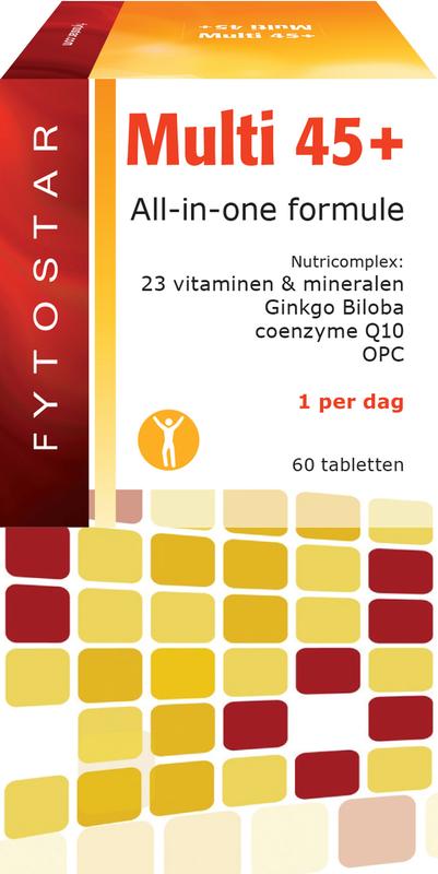 Fytostar Multi 45+ multivitamine 60 tabletten