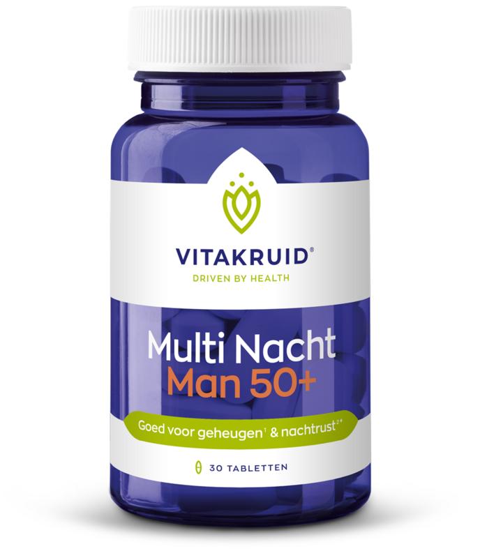 Vitakruid Multi nacht man 50+  30 - 90 tabletten