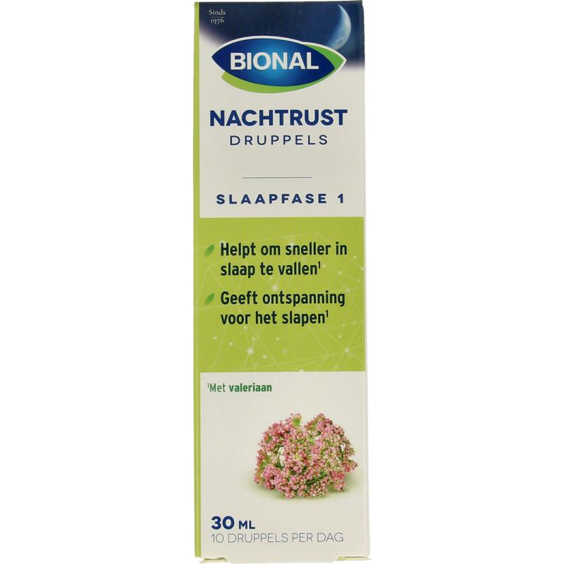 Bional Nachtrust slaapfase 1 druppel 30 ml