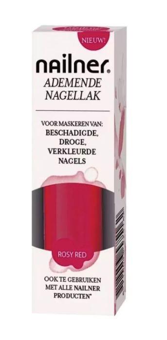 Nailner Nagellak rosy red 8 ml