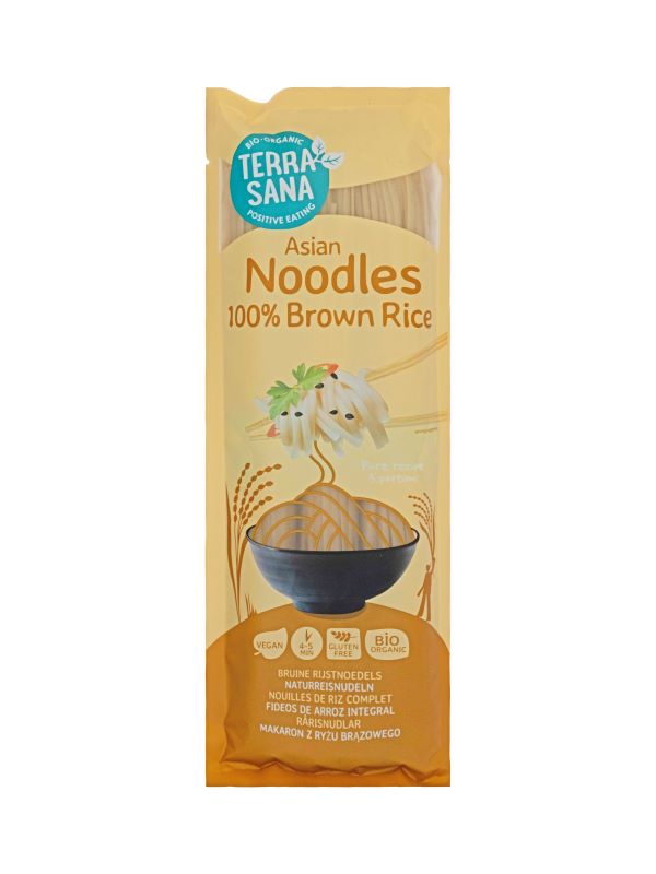 Terrasana Noedels bruine rijst bio 250 gram