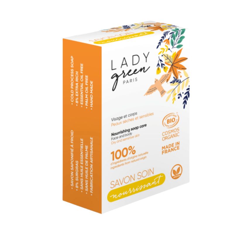 Lady Green Nourishing care soap face & body 100 gram