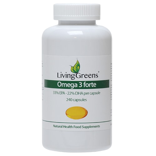 Livinggreens Omega 3 visolie forte 96 - 240 capsules