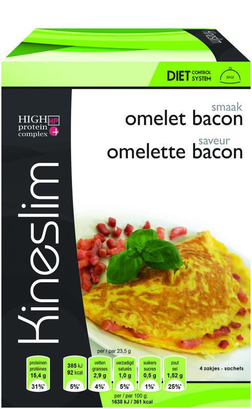 Kineslim Omeletten bacon 4 stuks