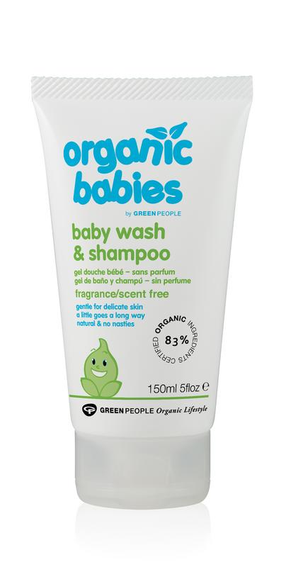 Green People Organic babies baby wash & shampoo scent free 150 ml