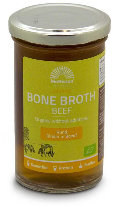 Mattisson Organic beef bone broth - botten boullion rund bio 240 ml
