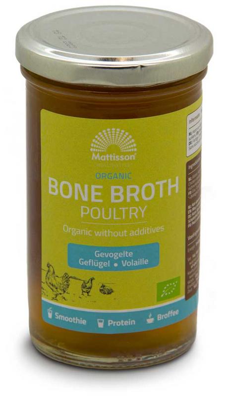 Mattisson Organic bone broth - botten boullion gevog bio 240 ml