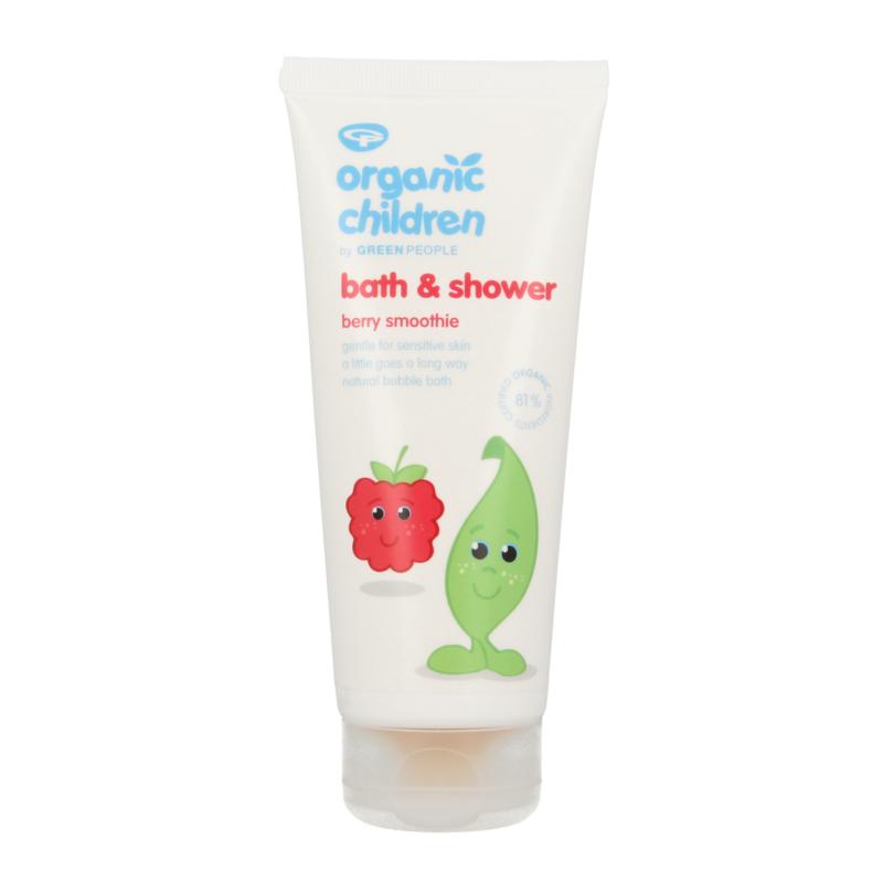 Green People Organic children bad & douche gel berry smoothie 200 ml
