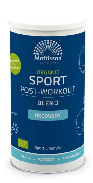 Mattisson Organic sport post-workout recovery blend 250 gram