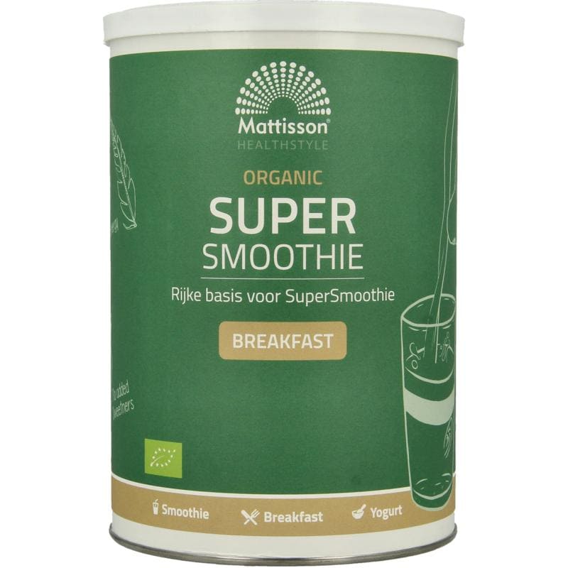 Mattisson Organic supersmoothie breakfast bio 500 gram