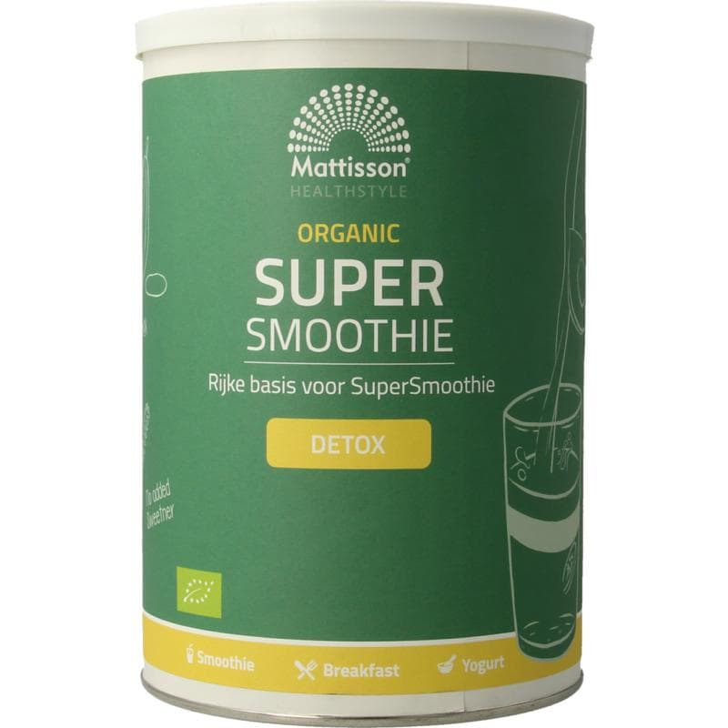 Mattisson Organic supersmoothie detox bio 500 gram