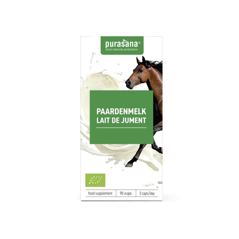 Purasana Paardenmelk bio 90 vegan capsules