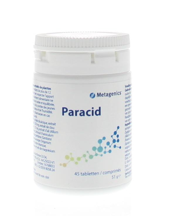 Metagenics Paracid 45 tabletten
