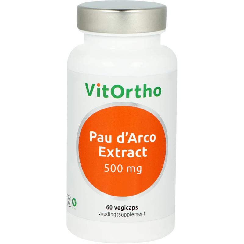 Vitortho Pau d'arco extract 500 mg 60 vegan capsules