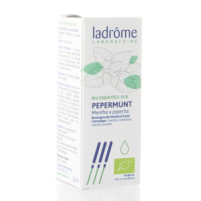 Ladrome Pepermunt olie bio 10 ml