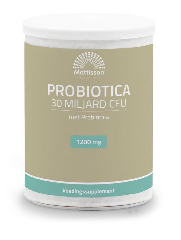 Mattisson Probiotica 30 miljard CFU met prebiotica 125 gram