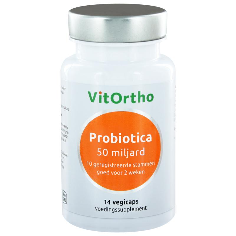 Vitortho Probiotica 50 miljard 14 vegan capsules