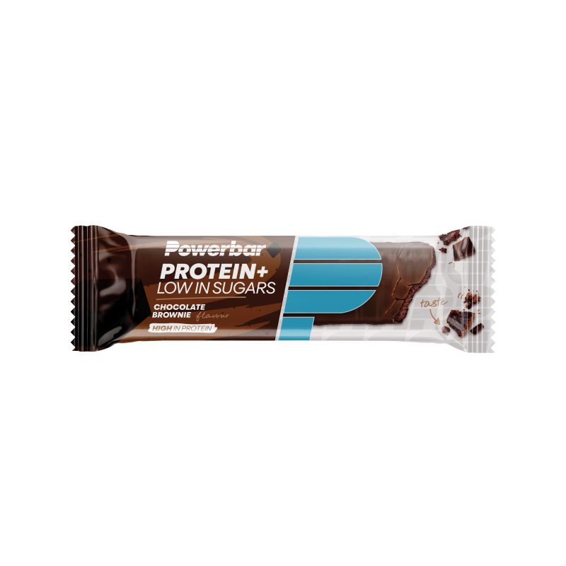 Powerbar Protein+ bar low sugar chocolate brownie 35 gram