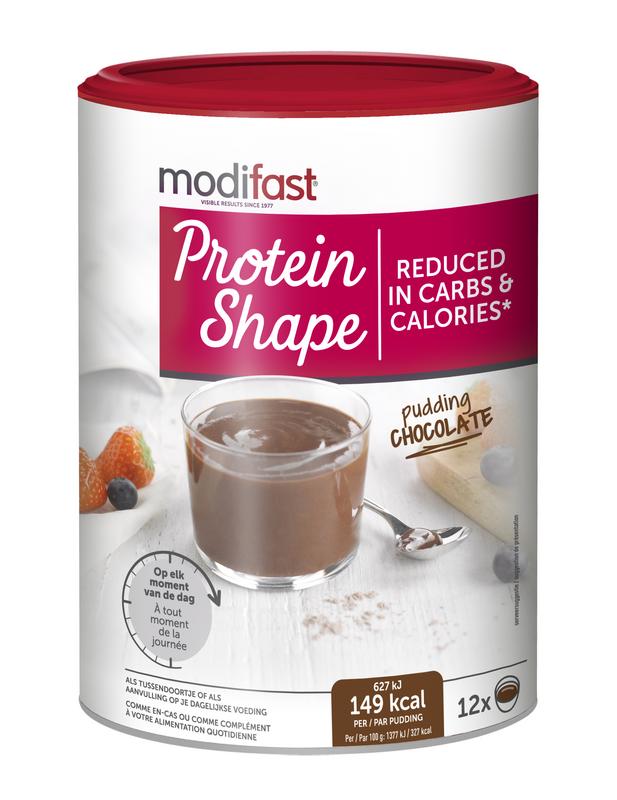 Modifast Protein shape pudding chocolade 540 gram